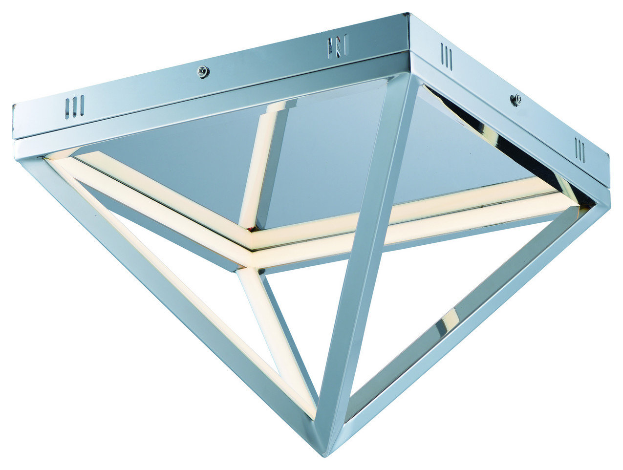 ET2 E20810PC LED Flush Mount Pyramid Polished Chrome - Modern - Flush ...