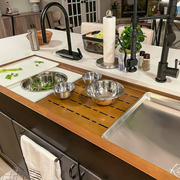 60" Copper Farmhouse Workstation Sink by Rachiele