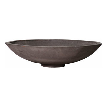 Ytea Small Outdoor Plant Pot, Etruscan Clay