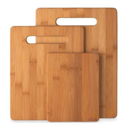Bamboo Cutting Board Set, 3-Piece Wooden Chopping & Serving Tray for Food Prep, - Products