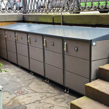 6-Module Standard Trash & Recycling in Slate