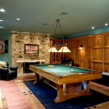 Oak paneled walls