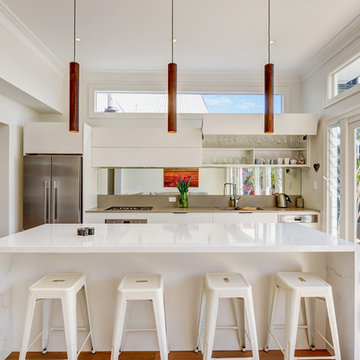Modern Kitchen with Recessed Lighting
