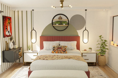 African Inspired Eclectic Bedroom