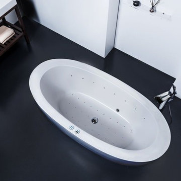 Aquatica Purescape™ 174B-Wht Freestanding Acrylic Bathtub