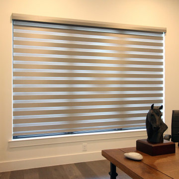 Motorized Banded Shades