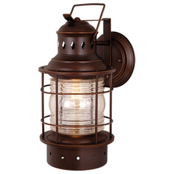 Hyannis 8-in Outdoor Wall Light Burnished Bronze