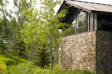 Example of an exterior home design in Other