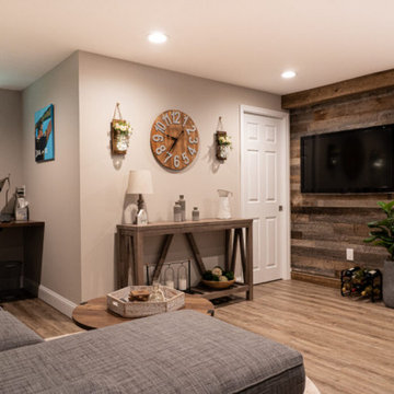 75 Shiplap Wall Basement - January, 2026