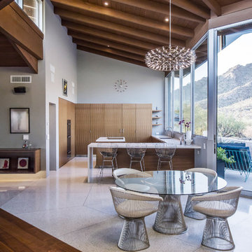 DOS HOMBRESA major kitchen remodel to a spectacular mid-century residence in the