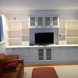 Media Center; Clifton, VA - Media Cabinets