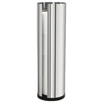 Blomus - Blomus Nexio 4-Roll Toilet Paper Holder, Polished - The Blomus Nexio 4-Roll Toilet Paper Holder is a stylish and discreet way to keep extra bathroom supplies on hand. This cylindrical holder is made from polished stainless steel and stores four extra rolls of toilet paper. Pair it with modern bathroom design elements for a simple, chic feel.