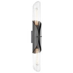 Hudson Valley Lighting - Lefferts 2 Light Wall Sconce, Old Bronze Finish, Clear Glass - Features: