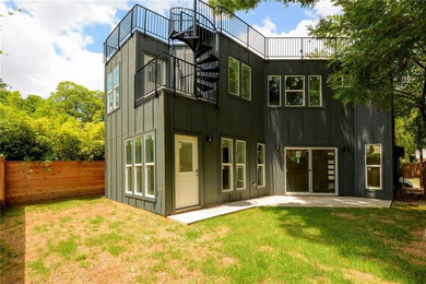 Contemporary exterior home idea in Austin