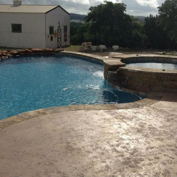Oversized spa