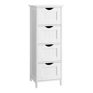 Furinno Multipurpose Storage Cabinet 4 Bin Type Drawers French Oak Gray Black Transitional Storage Cabinets By Furinno