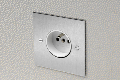 French single socket - Stainless Steel