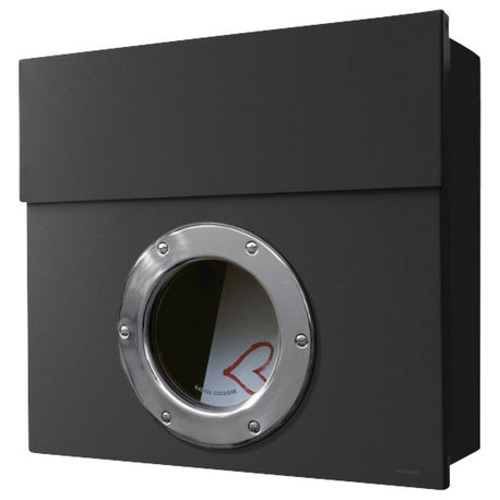 Letterman 1 Mailbox, Black