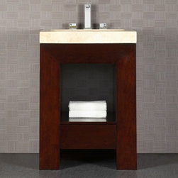 Xylem Essence Dark Walnut Bathroom Vanity - Bathroom Vanities And Sink Consoles