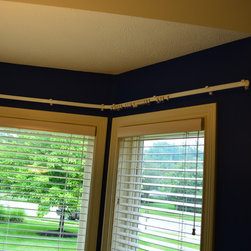 Flexible Rod for Bay Windows - (Bendable Rods for Bow Windows) - Curtain Rods