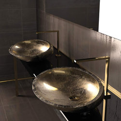 High-end Designer Gold Bathroom Sink - Bathroom Sinks
