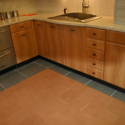 Leather Floor tiles from Our Echelon Collection in Toffee Buffalo - Wall And Floor Tile