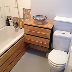 Bathroom sink unit with matching bath panel - Bathroom Vanity Units & Sink Cabinets