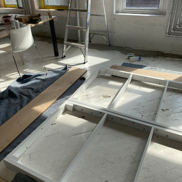 The Bed Frame Being Constructed