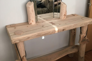 rustic style dressing table
