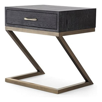 Mason Black Side Table - Black