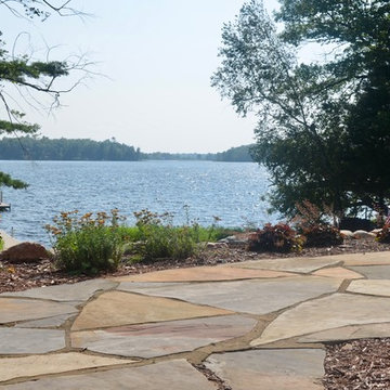 Flagstone patio