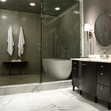 Modern Craftsman Master Bathroom