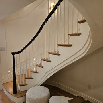 Project #131 | Three-Story Elliptical Staircase in Historic Home