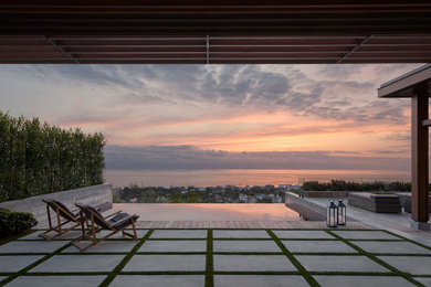 Beach style patio photo in San Diego
