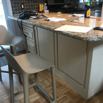Kitchen Refacing Project (BEFORE PHOTO)
