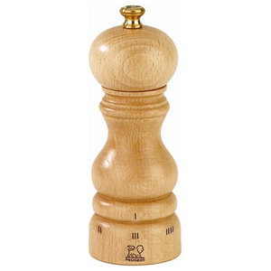 Natural Bisetti BT-6151UMS Imperia Olive Wood Salt Mill 7.48-Inch