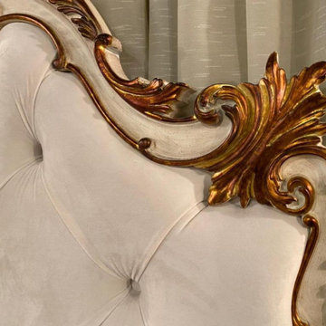 Shabby-chic Italian bedroom furniture style