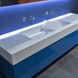 PODIO Integrated Sinks by Antonio Lupi - Bathroom Fixtures