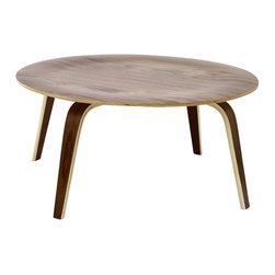 Mid- Century Vibe-Plywood Coffee Table - Coffee Tables
