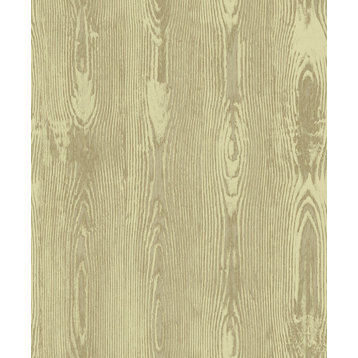 Jaxson Gold Faux Wood Wallpaper Bolt