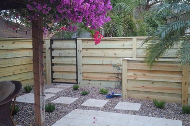 Custom fence for City Beautiful Landscaping Orlando FL