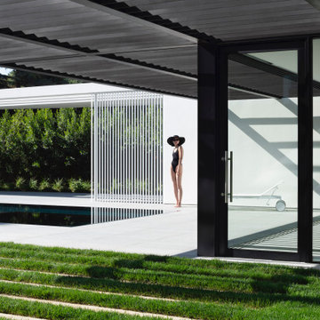 The Flying V - pool house