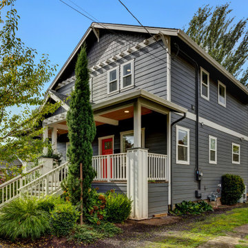 Quaint Craftsman Home Remodel & ADU in Portland Exterior