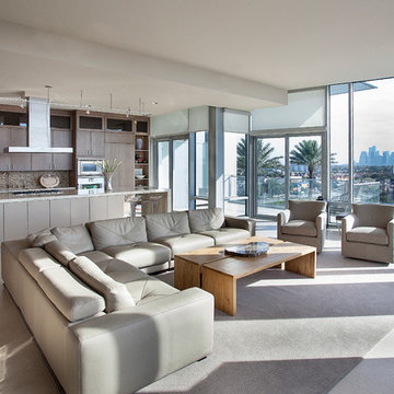Open Kitchen with Large Island