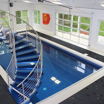 In Ground Vinyl Liner Swimming Pool Installations