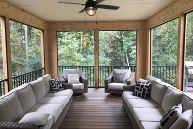 Screened Patio with extra large, unobstructed openings