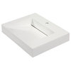 Aquamoon Venice Infinity Modern Bathroom Vessel Sink, 23 3/4 ...