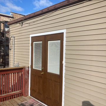 Steel Patio Door With Built In Blinds