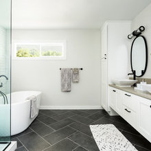 Dark Bathroom Floor