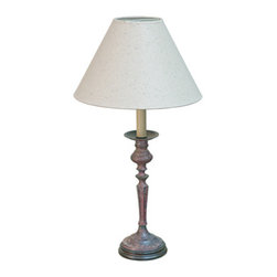 Faux Marbled Table Lamp - Table Lamps